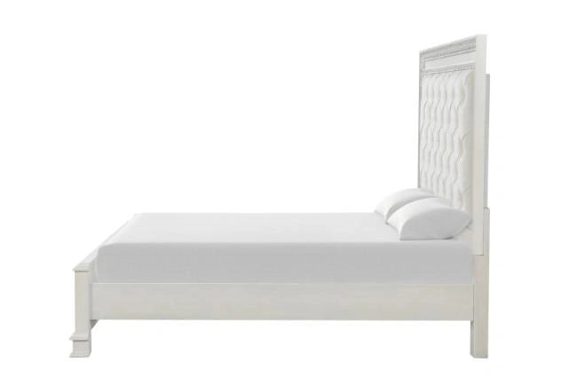 Stella Mia Cama Blanco y Blanco