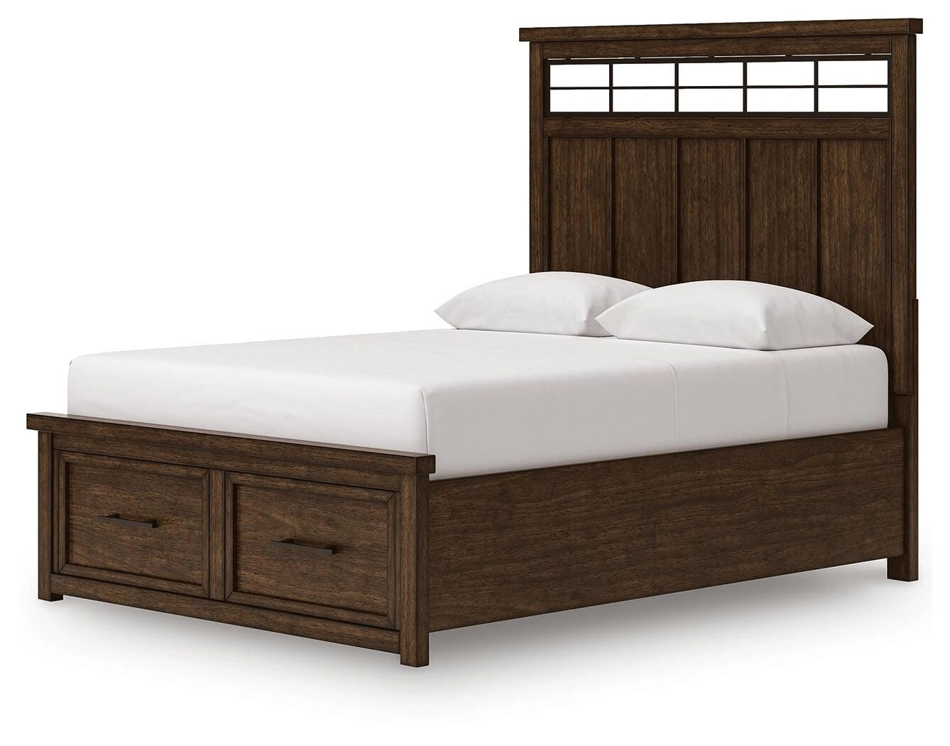 Cama con almacenaje en panel Taffenbrook