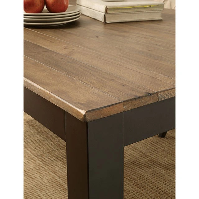 Mesa de comedor MARSHALL de roble rústico