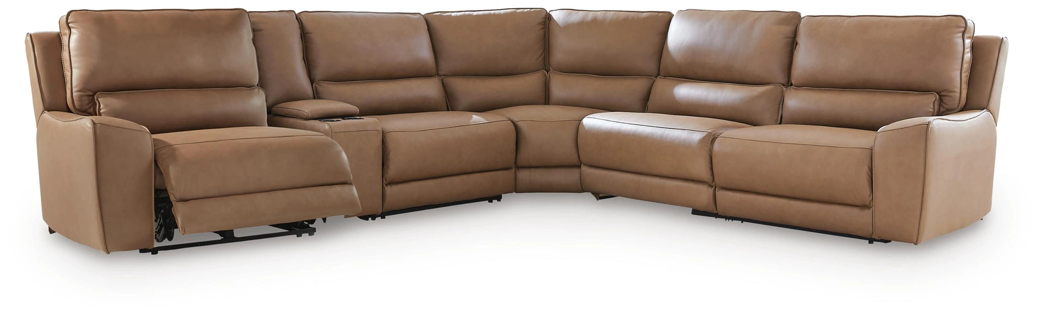 Seccional reclinable DeepWakes con consola de almacenamiento