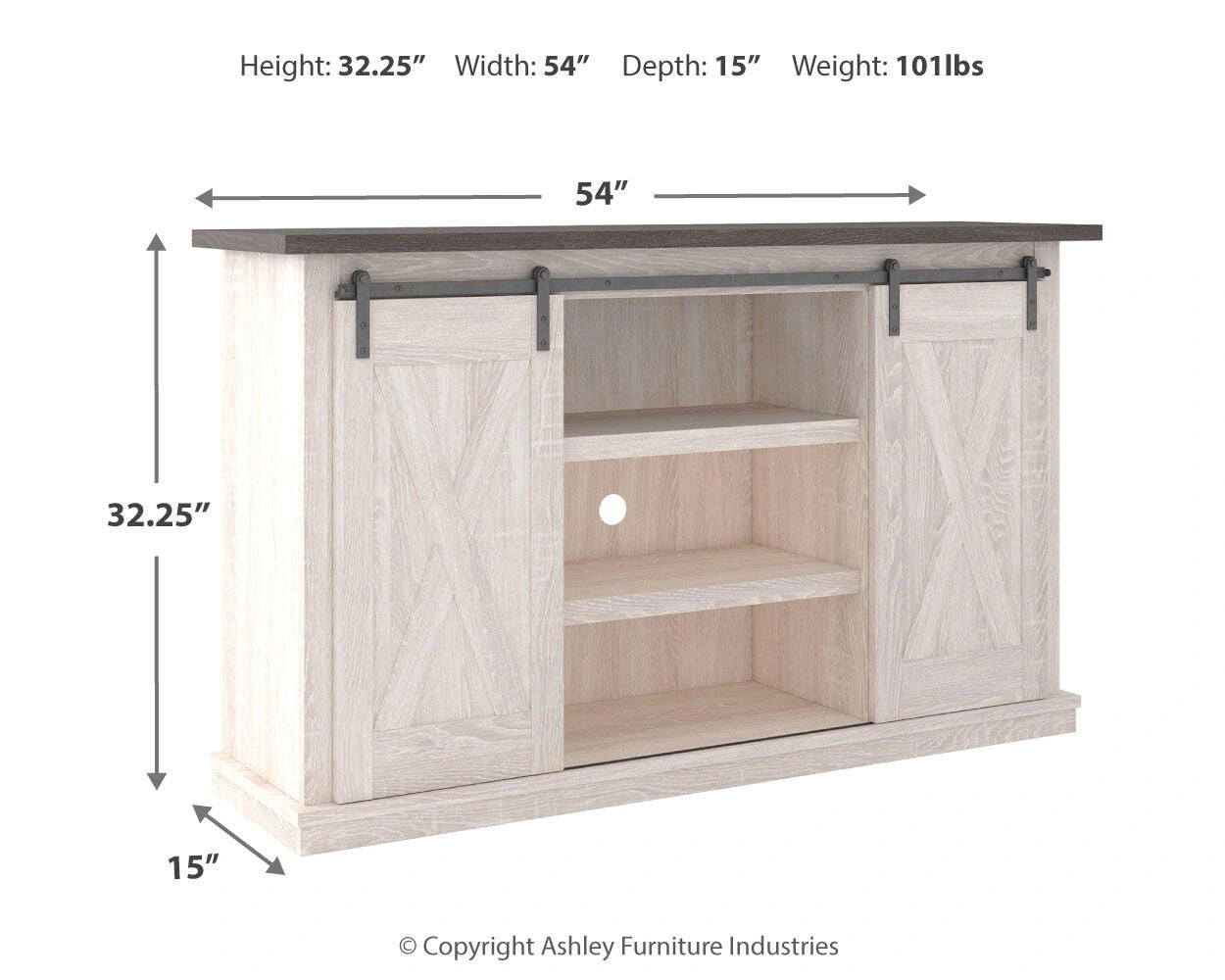 Mueble de TV Dorrinson de 54"