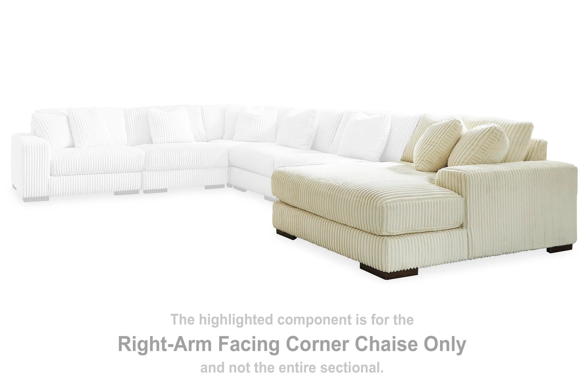 Sofá seccional Lindyn con chaise longue