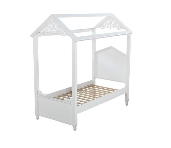 Rapunzel Twin Bed White