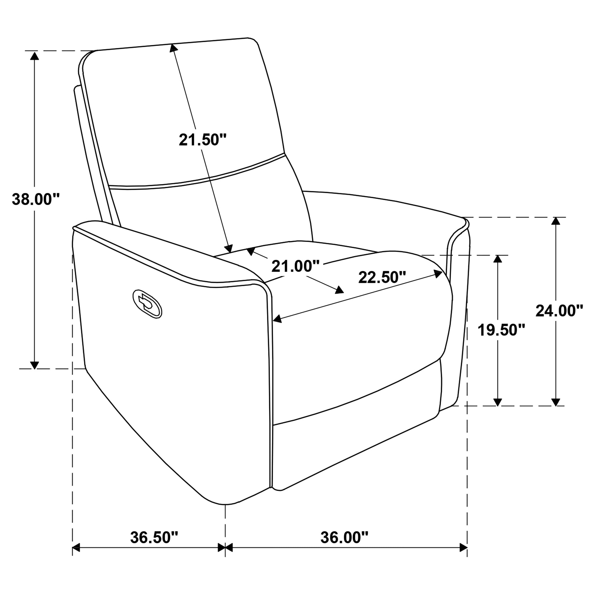 Juego de sofá reclinable Navarro