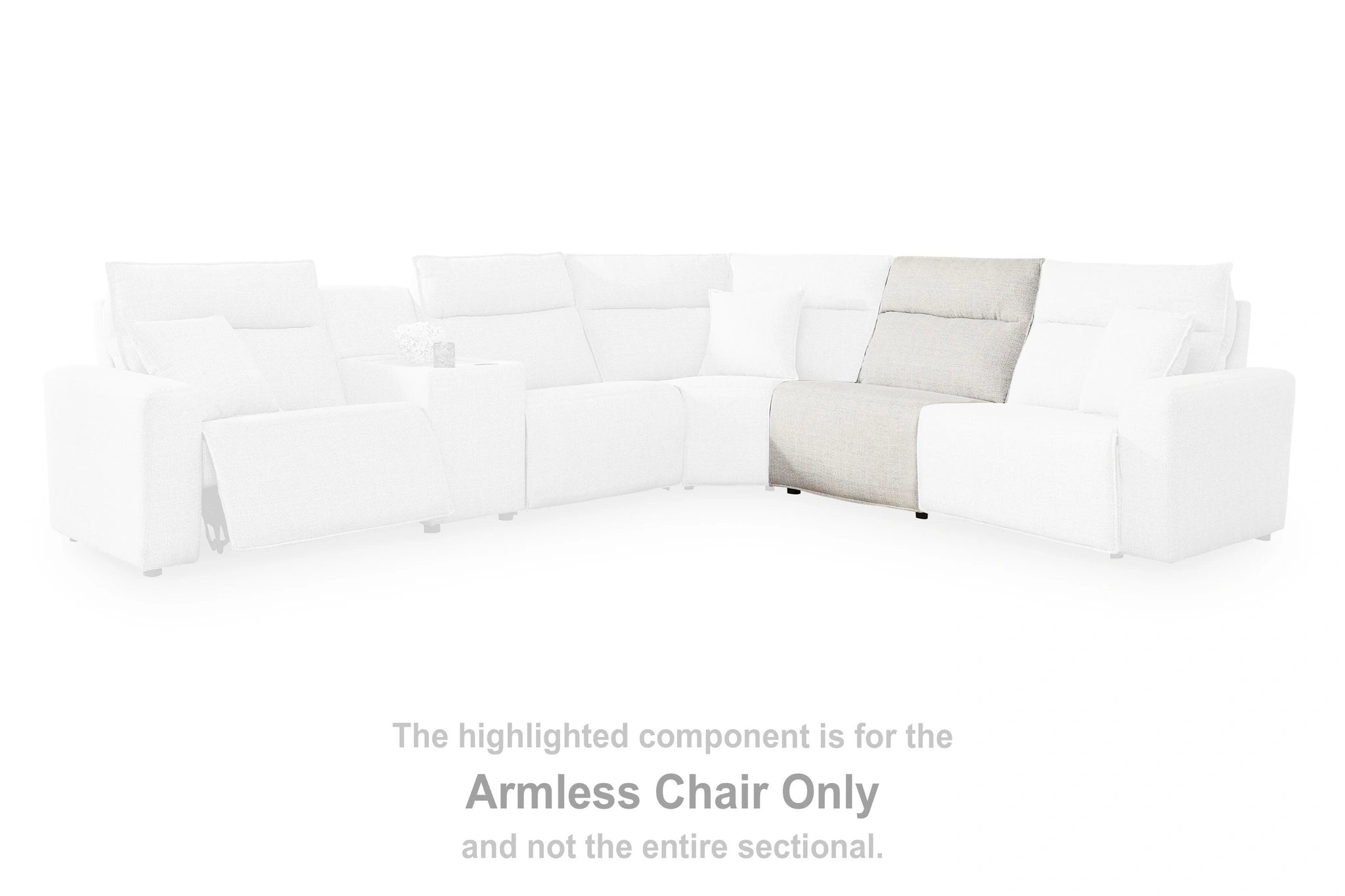 Sofá reclinable Modmax II con chaise lounge