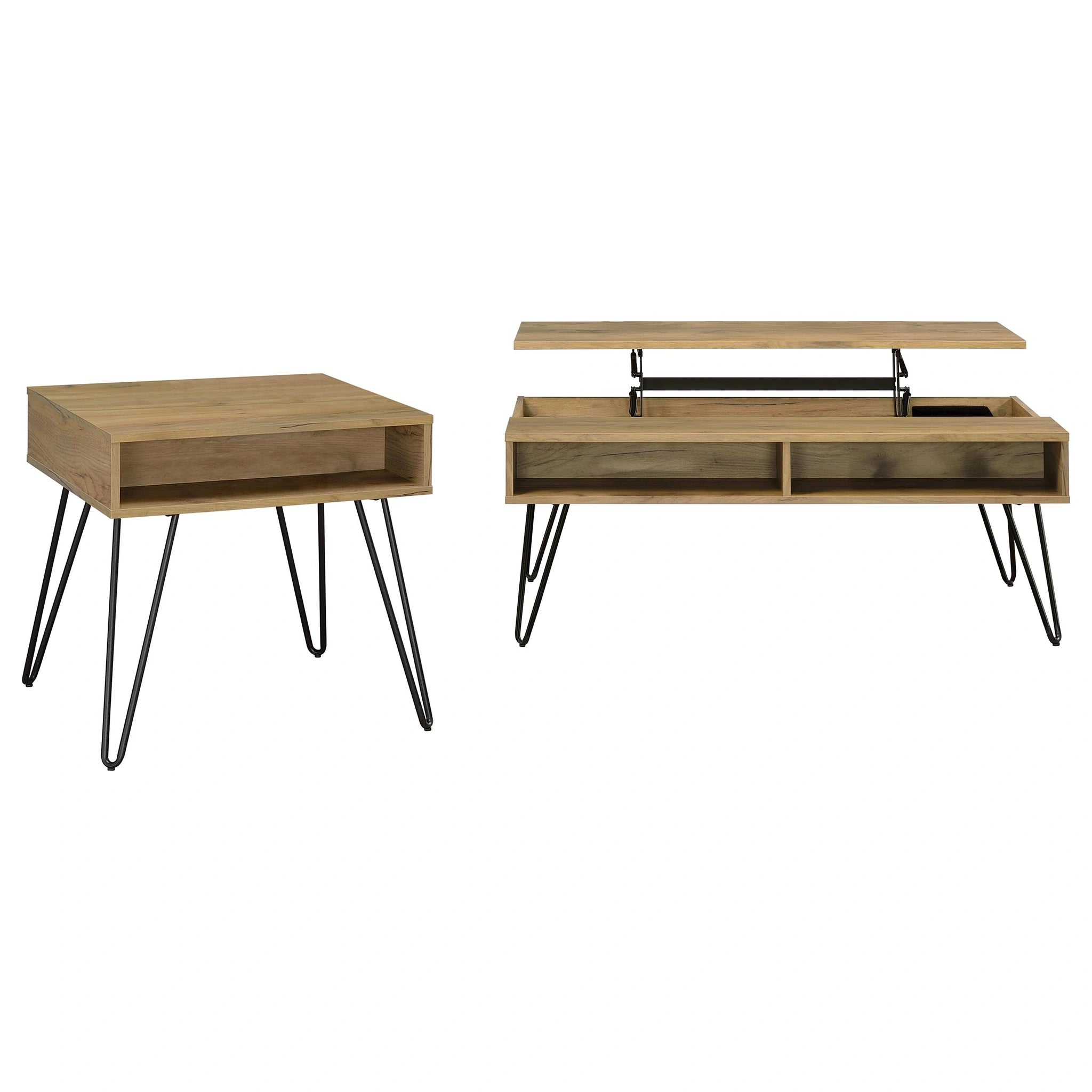 Fanning Lift-Top Coffee Table Set