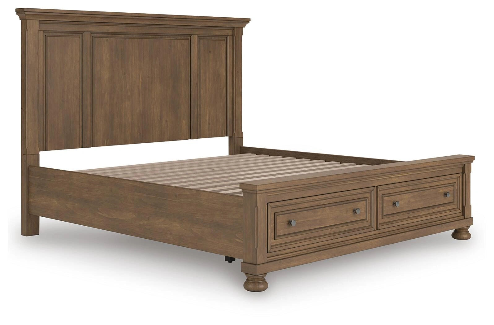 Cama con almacenamiento Feddinger Panel