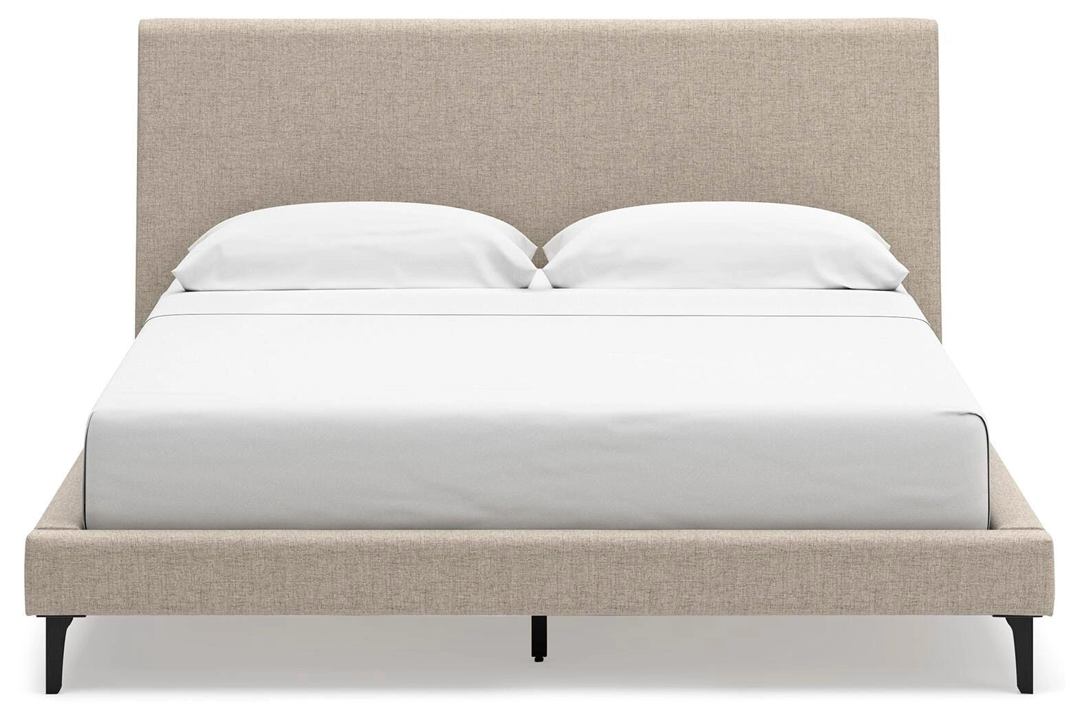 Cama tapizada Cielden con somier de láminas enrollables