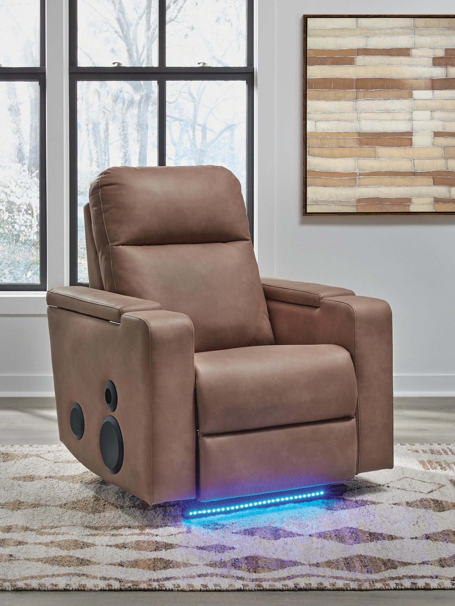 Sillón reclinable deslizante Lorrenton con sistema de audio