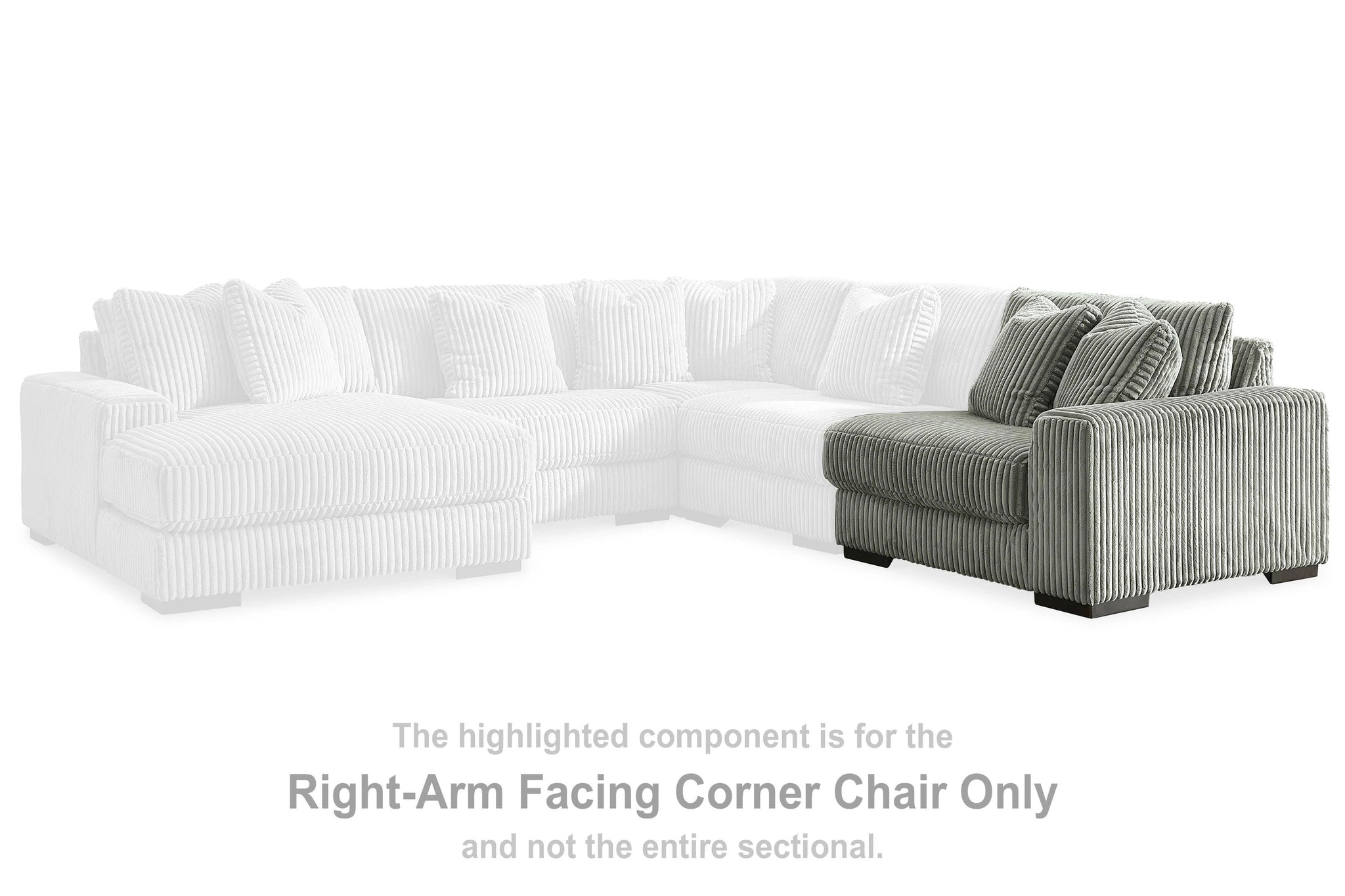 Sofá seccional Lindyn con chaise longue