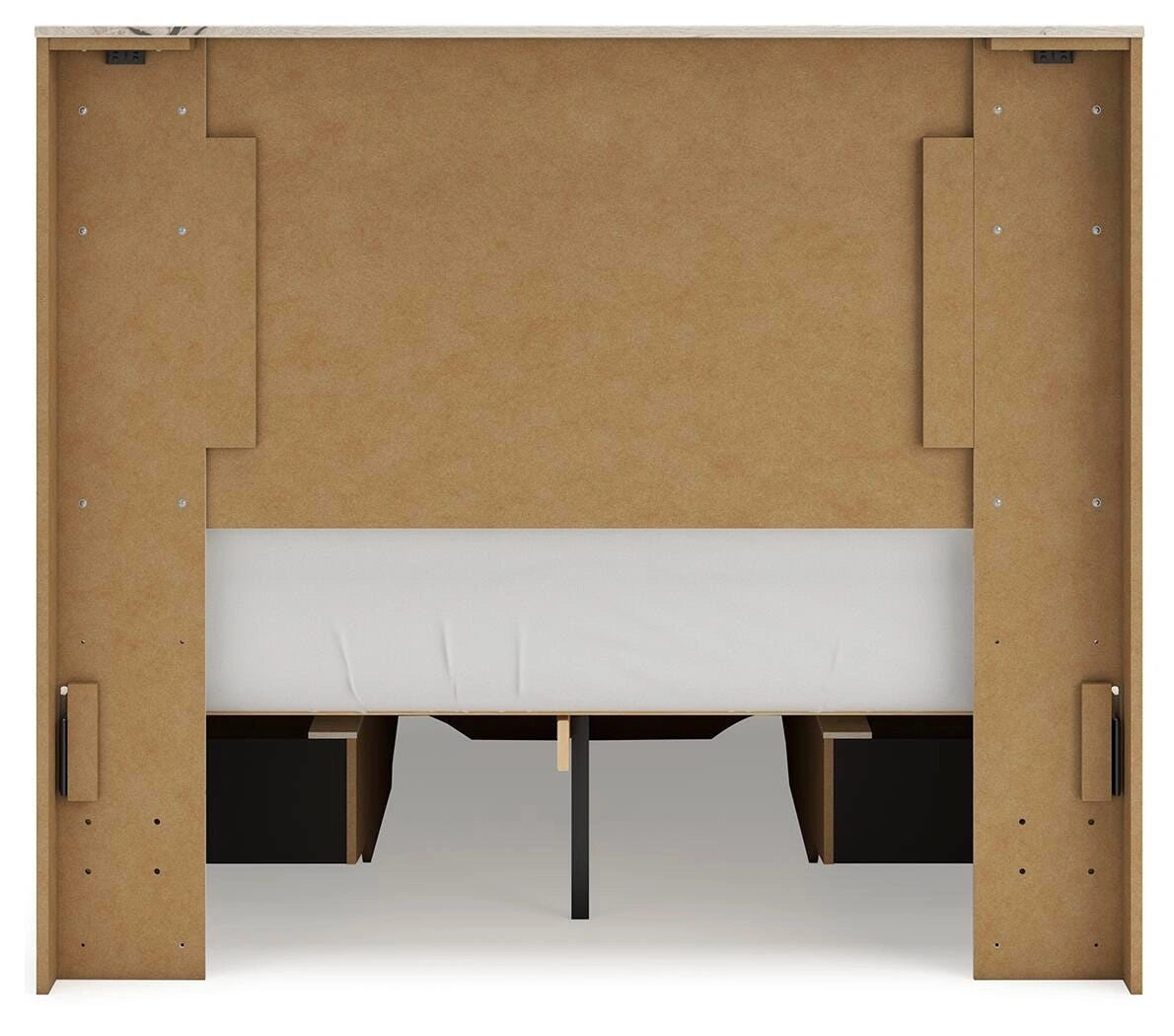 Cama Lawroy con almacenamiento en el panel