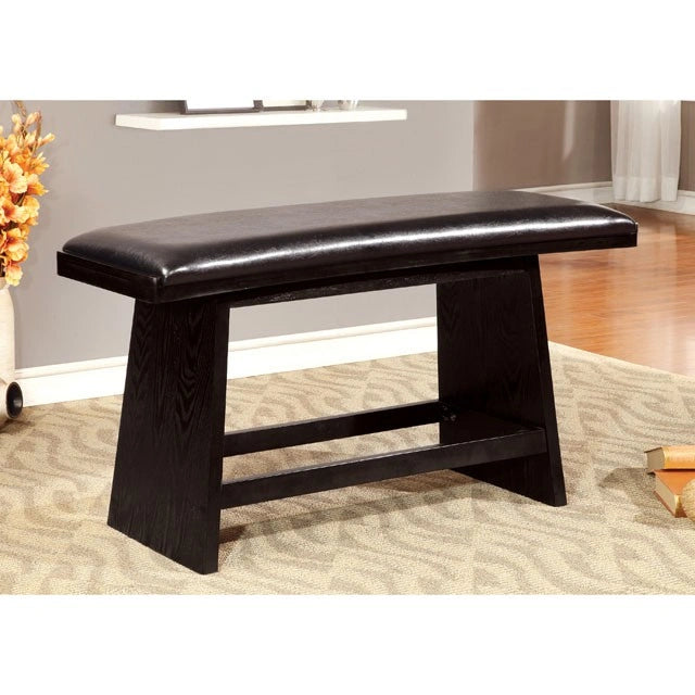 Banco HURLEY negro con altura de mostrador