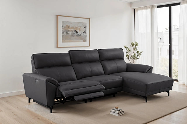 Sofá seccional Theola, chaise longue derecho