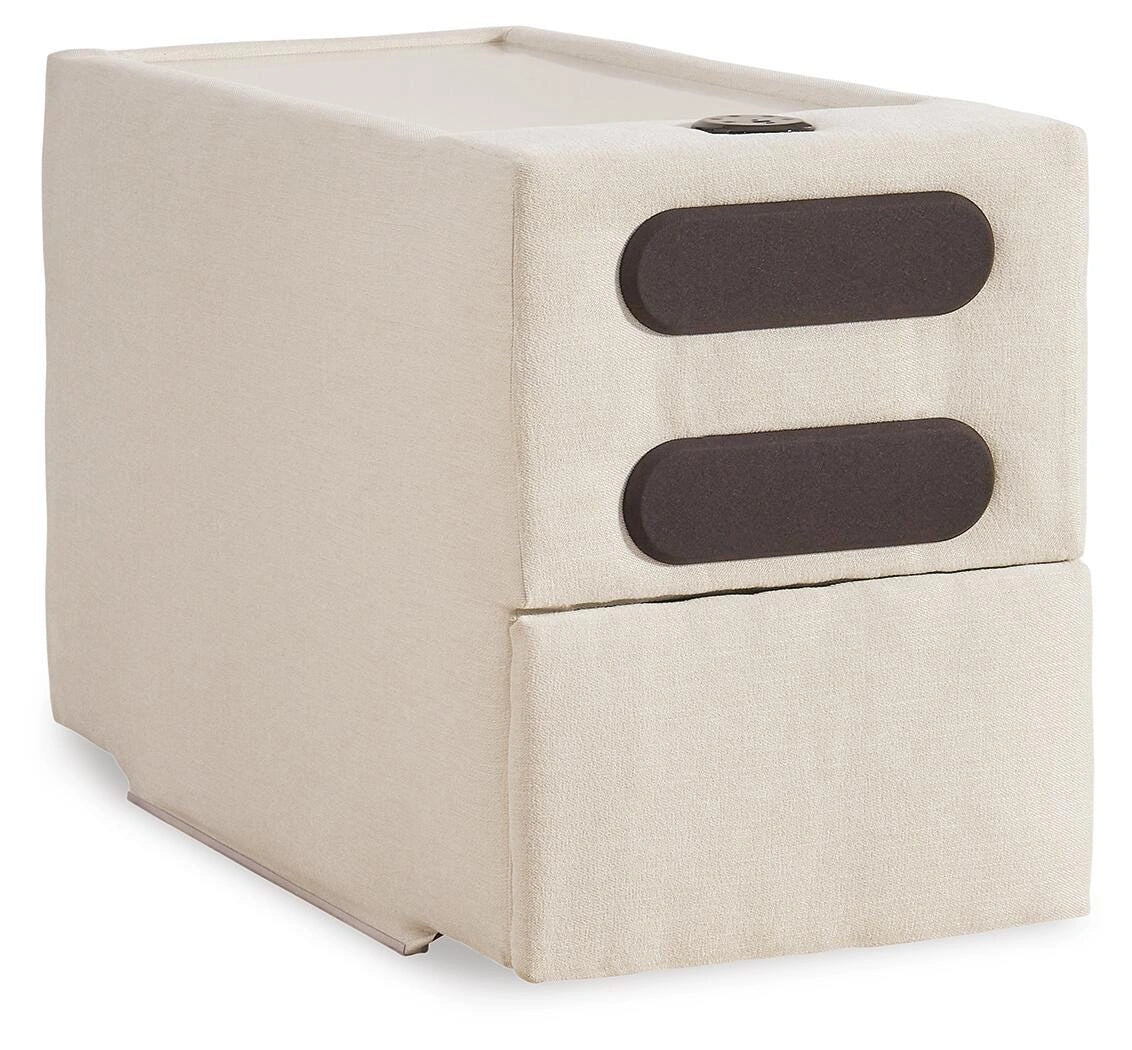 Sofá seccional Modmax con sistema de audio