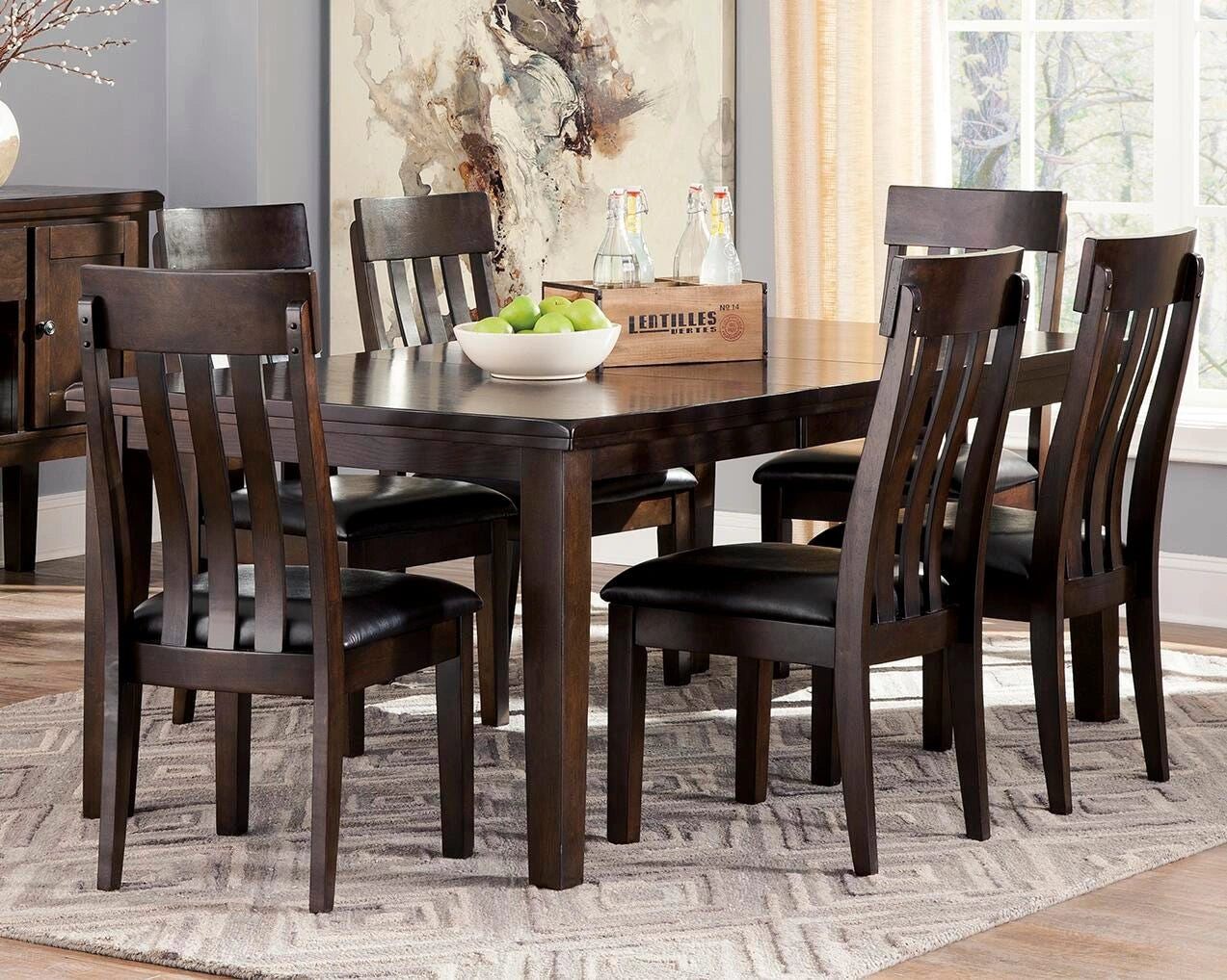 Mesa de comedor extensible Haddigan