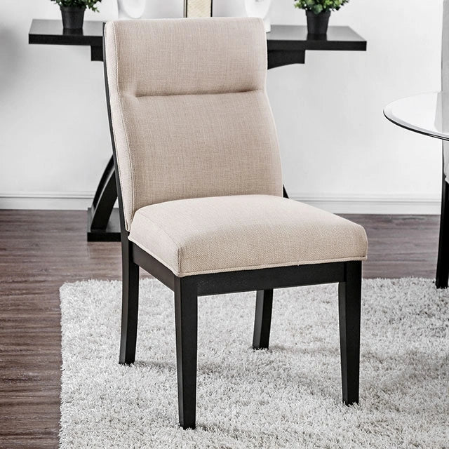 Silla Jasmin blanca/negra (2/caja)