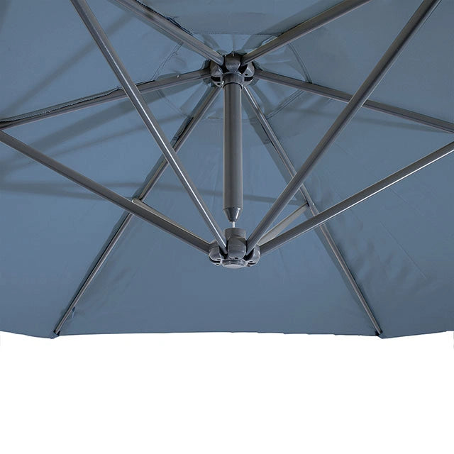 Parasol en voladizo Glam con LED