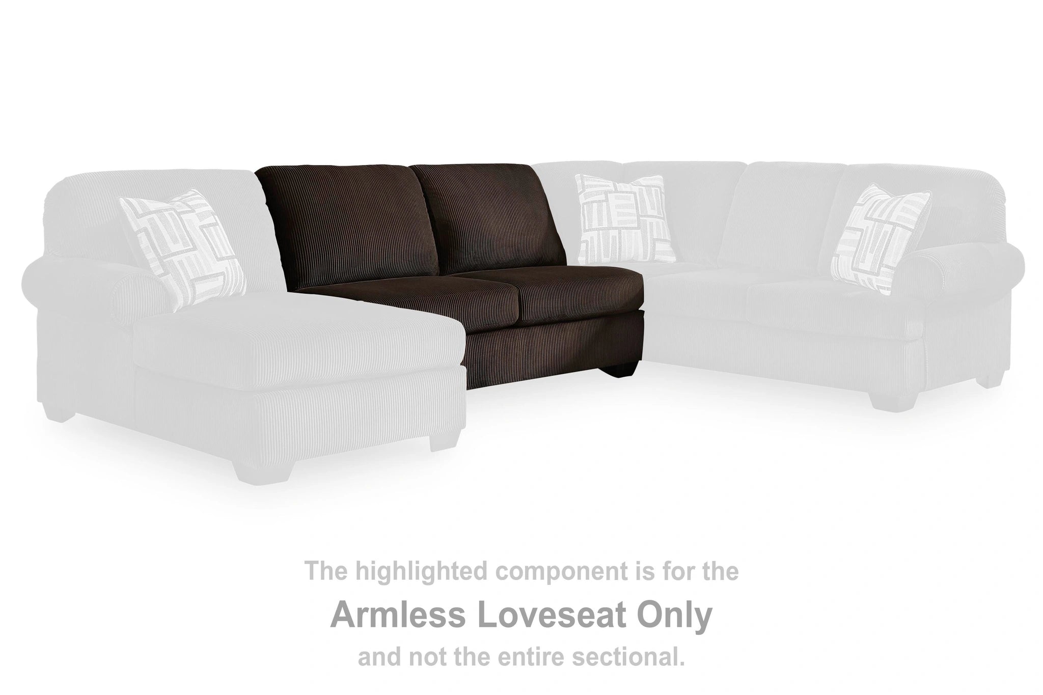 Seccional Kimlee con chaise doble