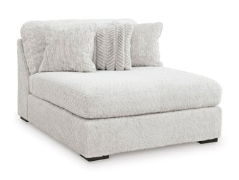 Sofá modular de peluche con chaise longue
