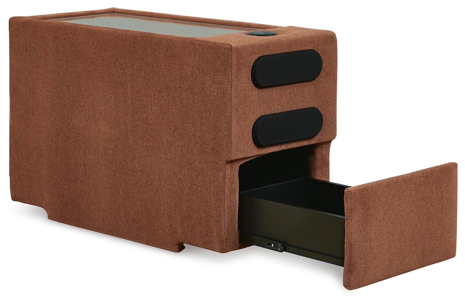 Sofá seccional Modmax con sistema de audio