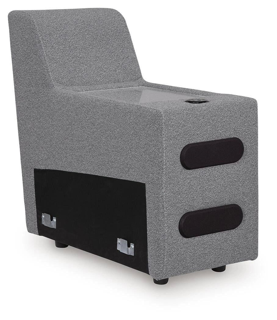 Seccional reclinable eléctrico Modmax con chaise longue