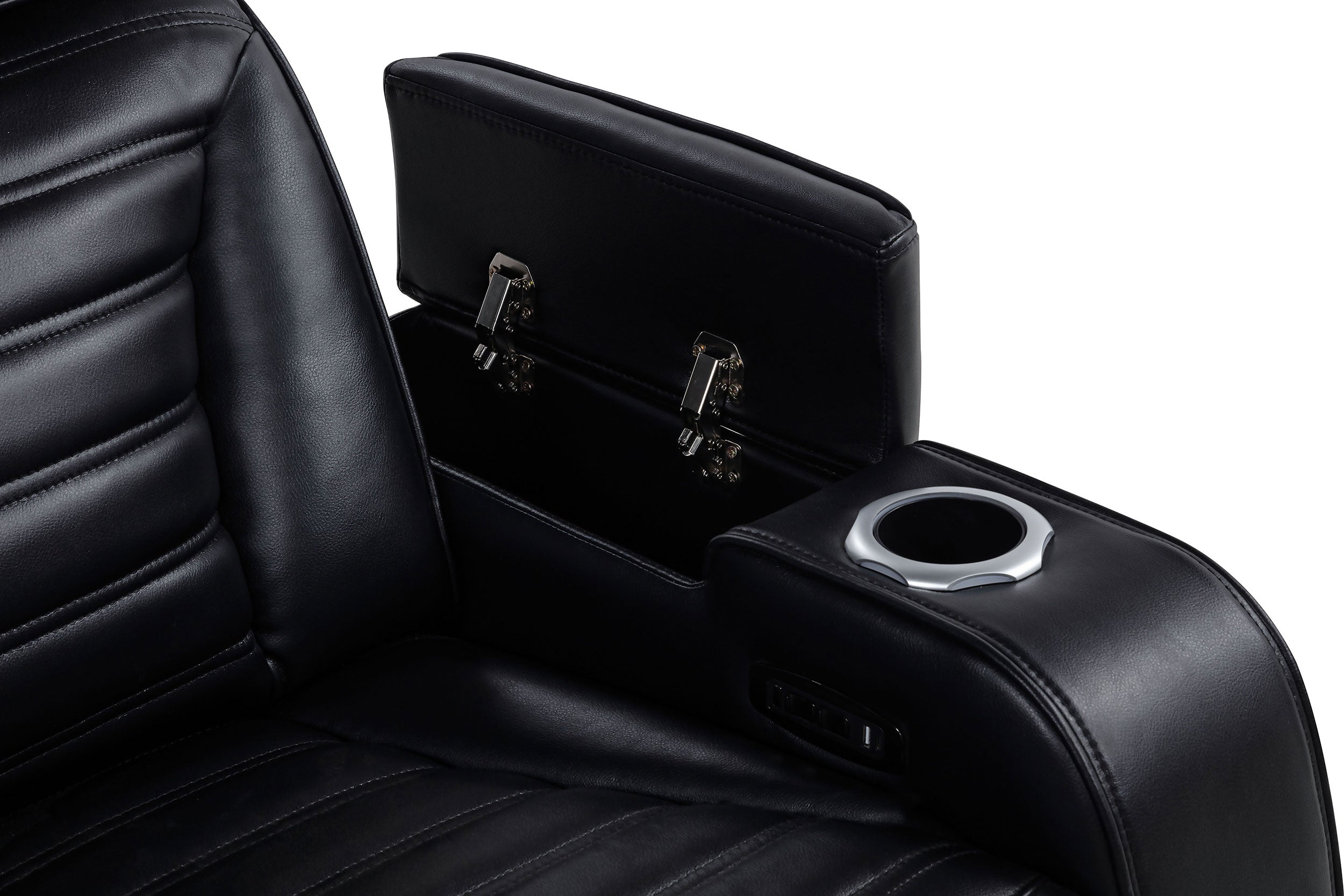 Juego de Sofás Reclinables Eléctricos Zuma Dual