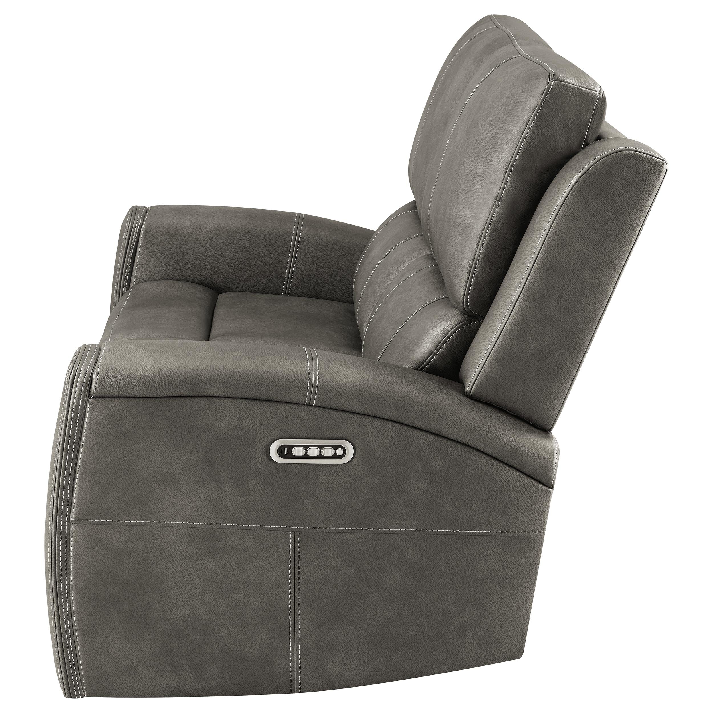 Sofá de dos plazas reclinable Brickston Triple Power