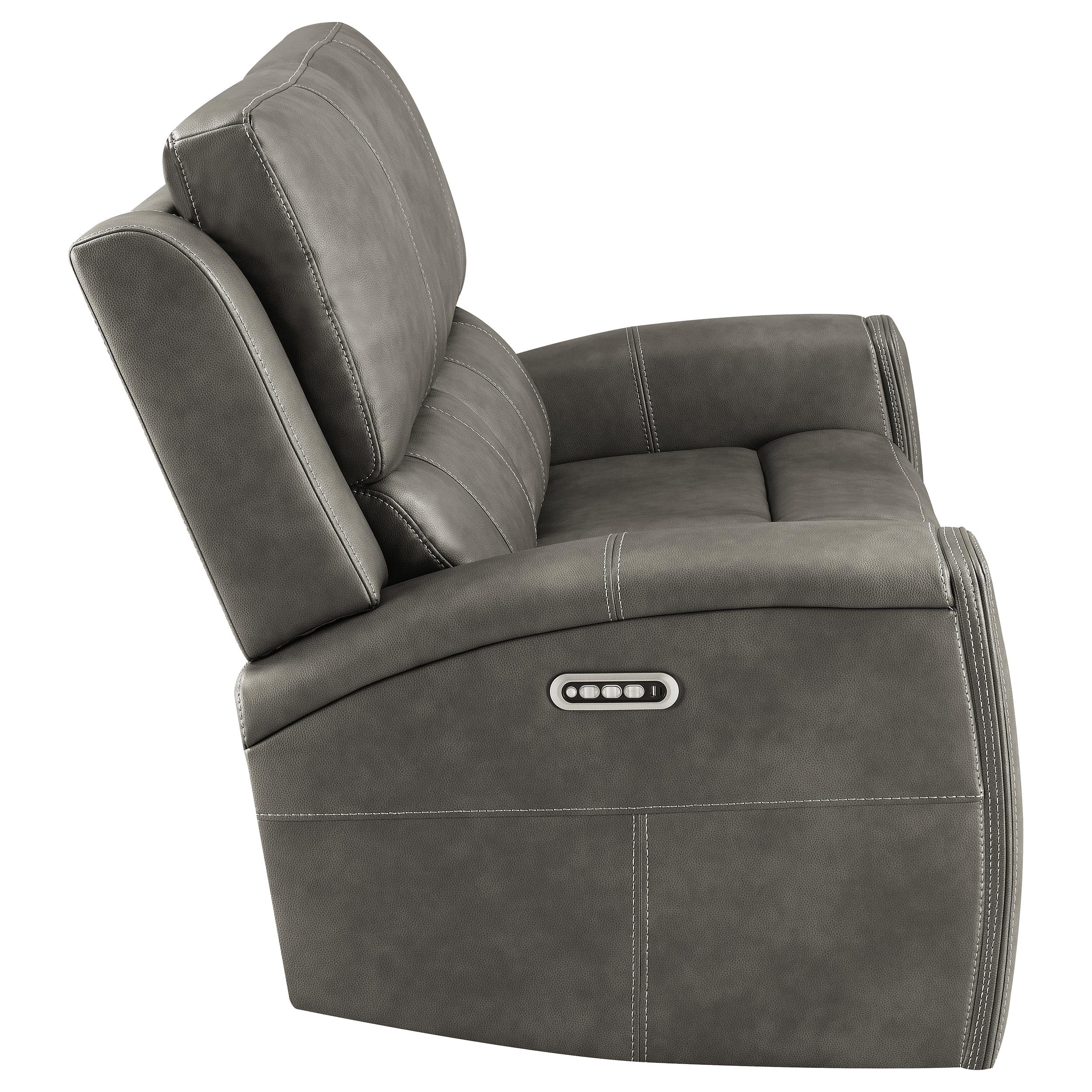 Sofá de dos plazas reclinable Brickston Triple Power