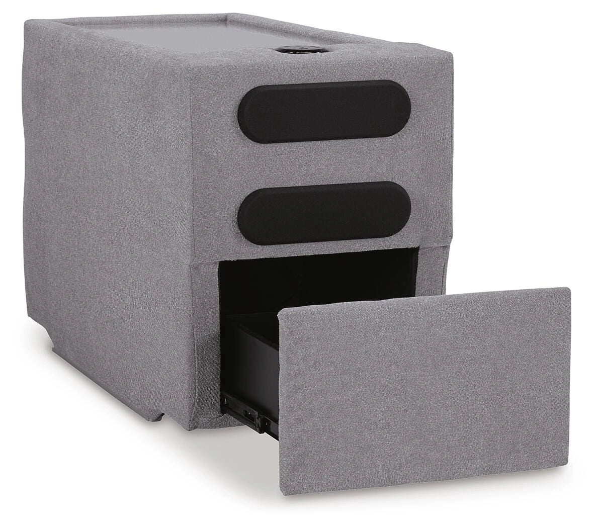 Sofá seccional Modmax con sistema de audio