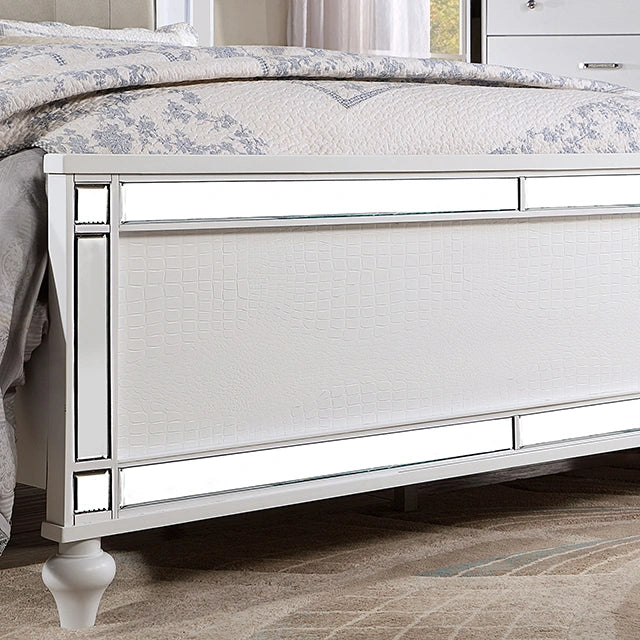 Cama King Size BRACHIUM, blanca