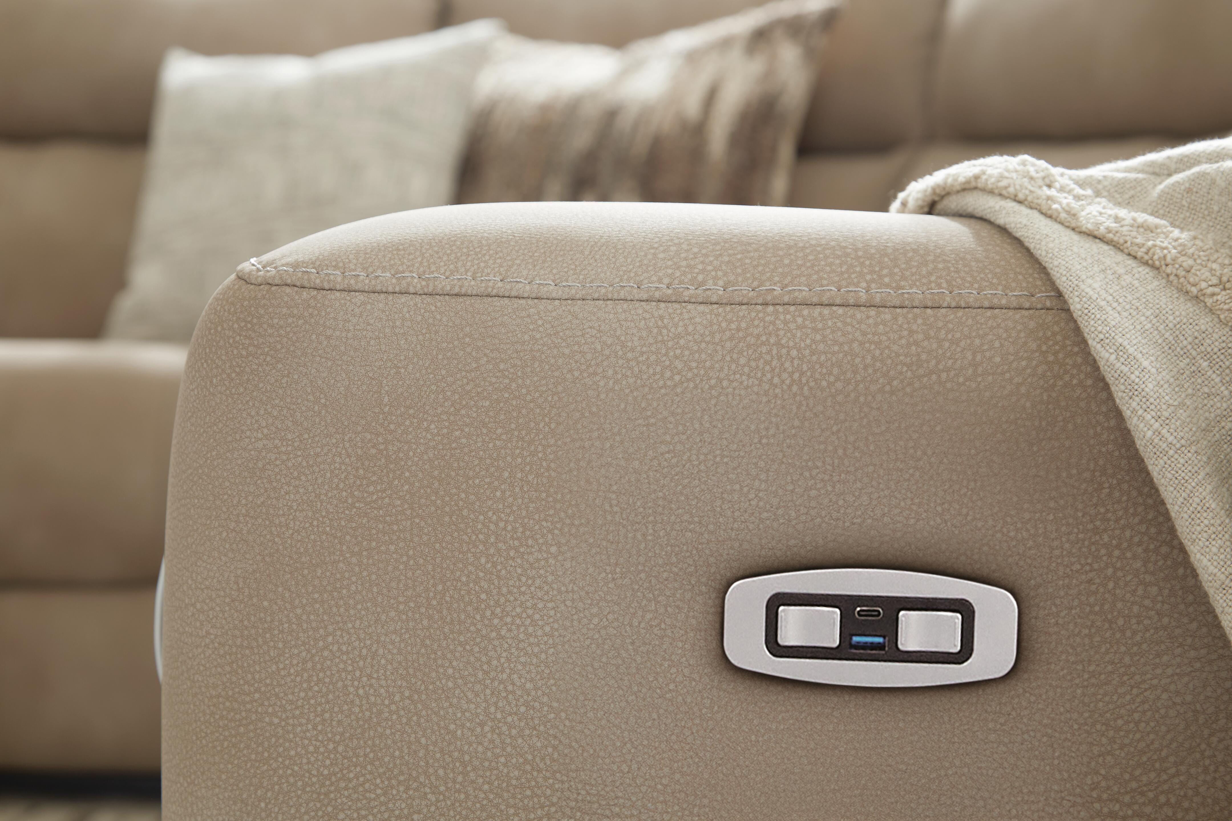 Seccional reclinable eléctrico Next-Gen DuraPella para dos personas