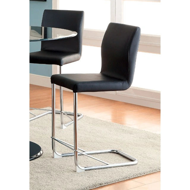 Silla alta para mostrador LODIA II negra