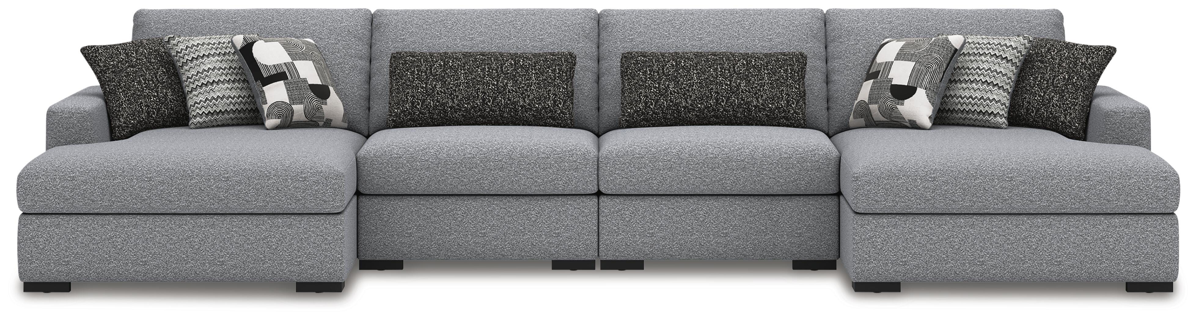 Sofá seccional Bealton con doble chaise longue