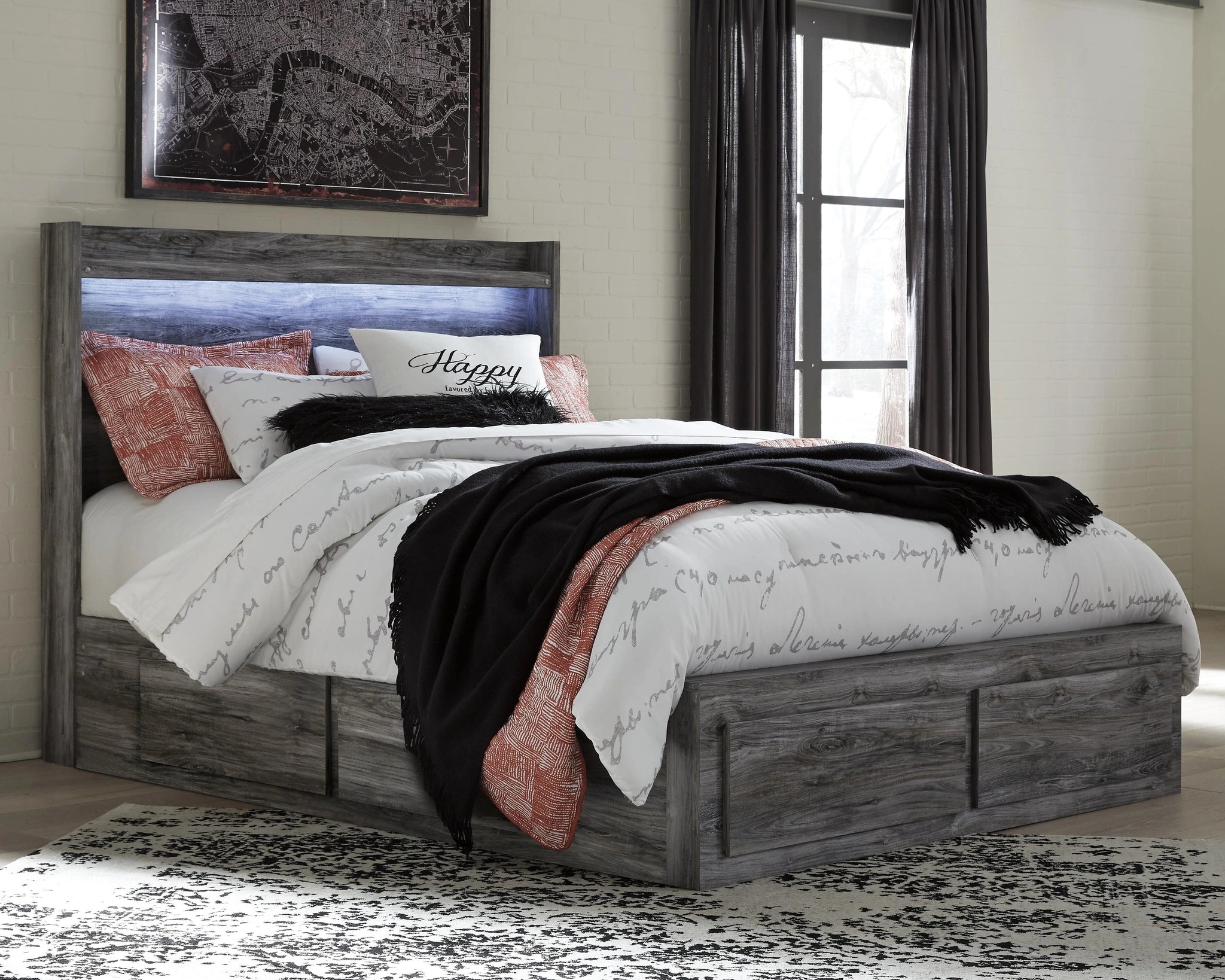 Cama con almacenamiento Baystorm