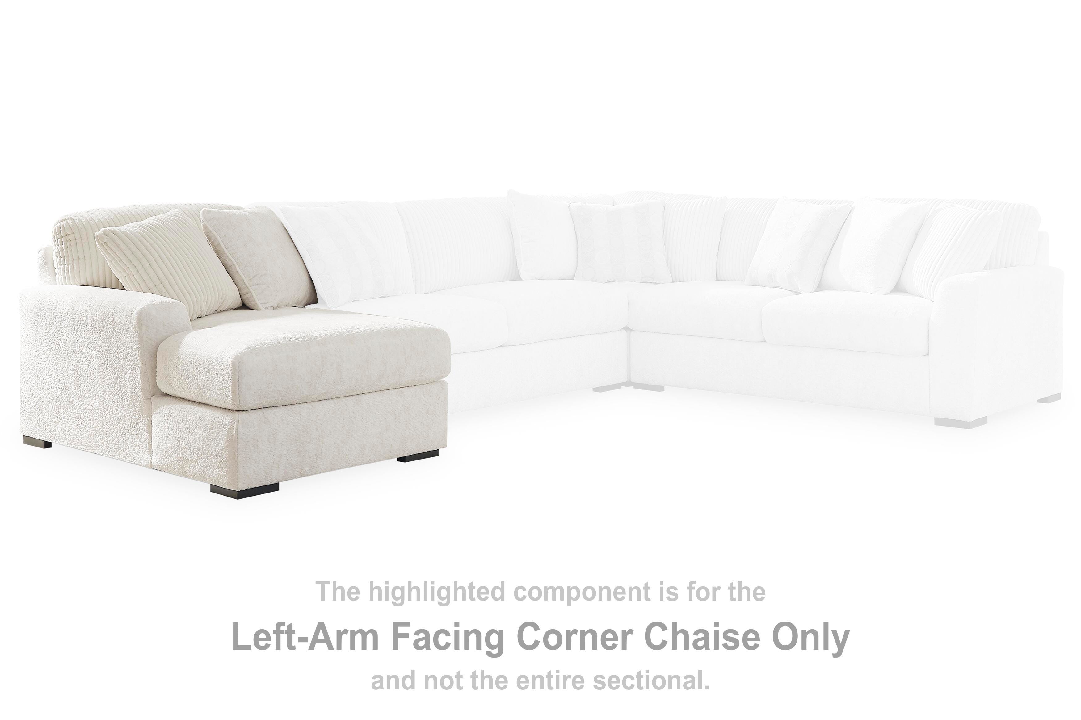 Seccional Chessington con doble chaise longue
