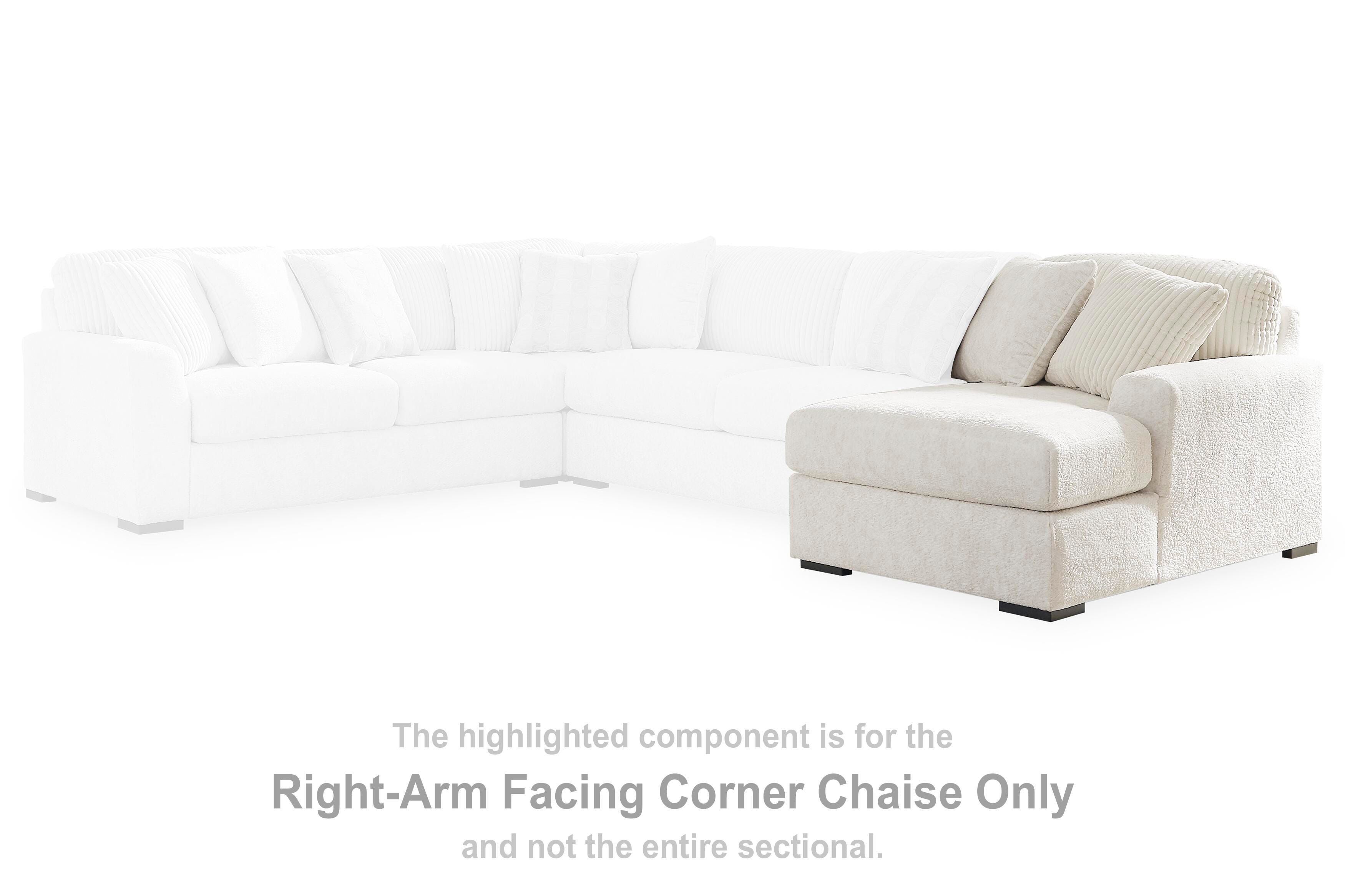 Seccional Chessington con doble chaise longue