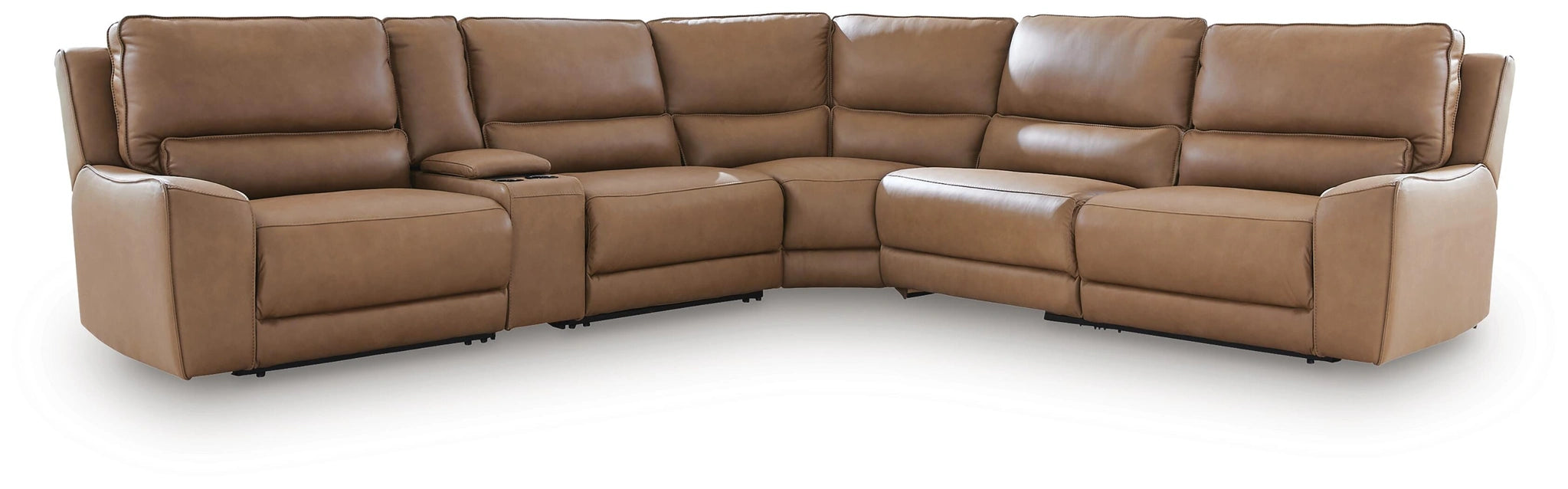 Seccional reclinable DeepWakes con consola de almacenamiento