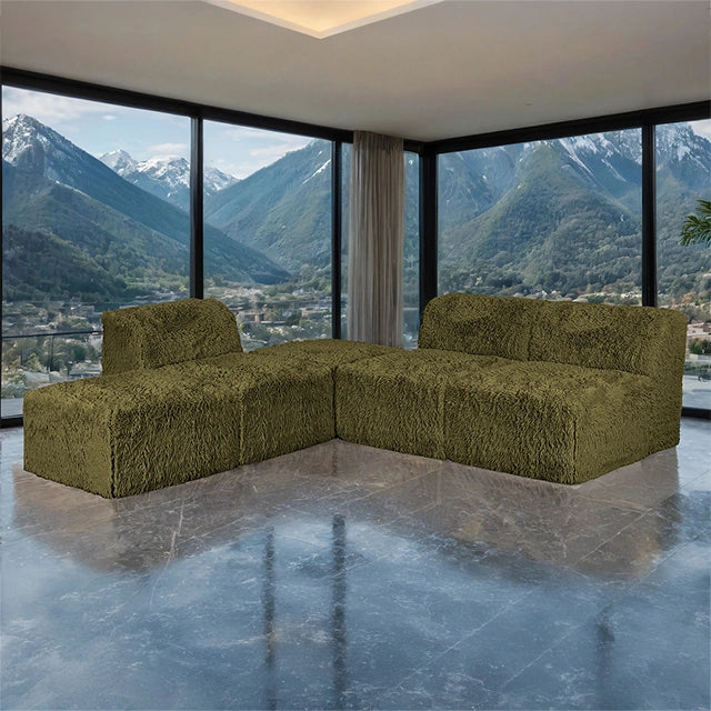 Seccional Nappi en L (Espuma Comprimida)