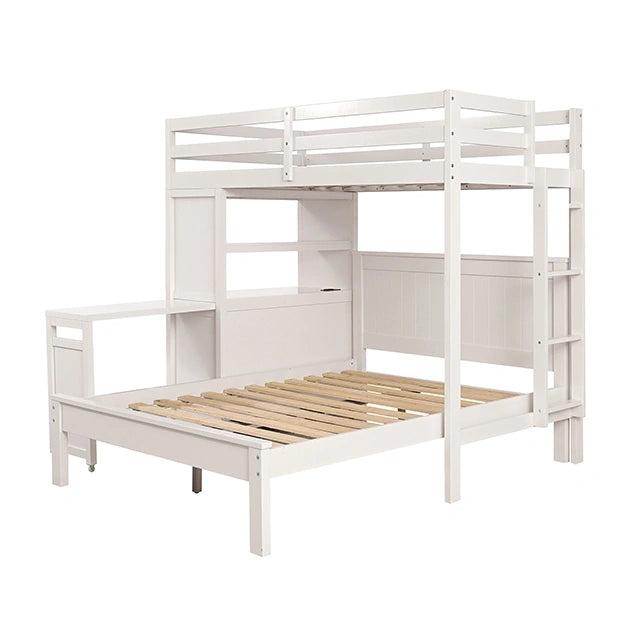 Cama alta Aludra con cama matrimonial