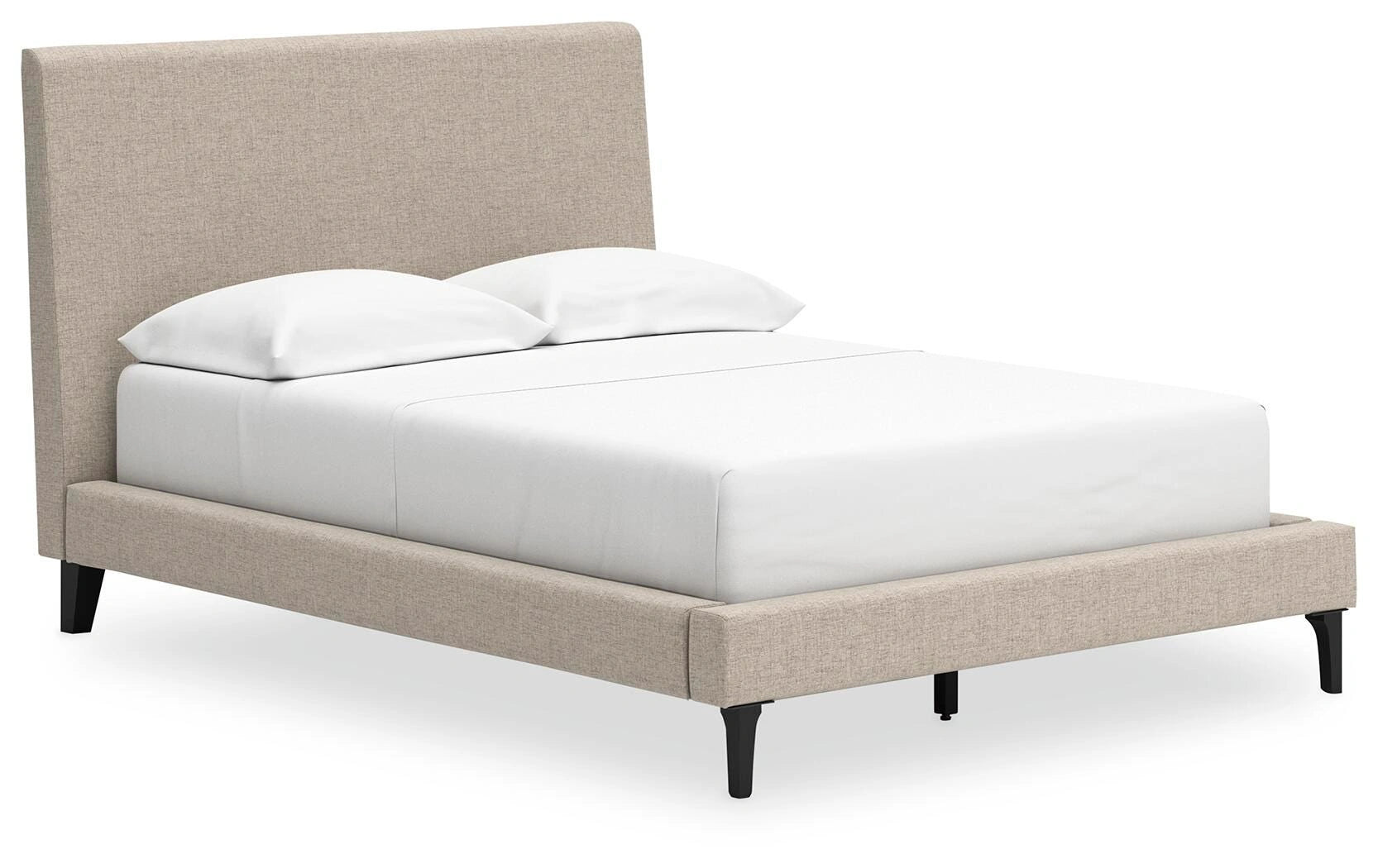 Cama tapizada Cielden con somier de láminas enrollables
