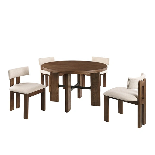 Juego de mesa de comedor de 5 piezas Gaetani