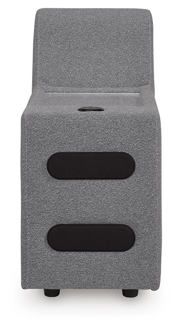 Seccional reclinable Modmax con consola de audio