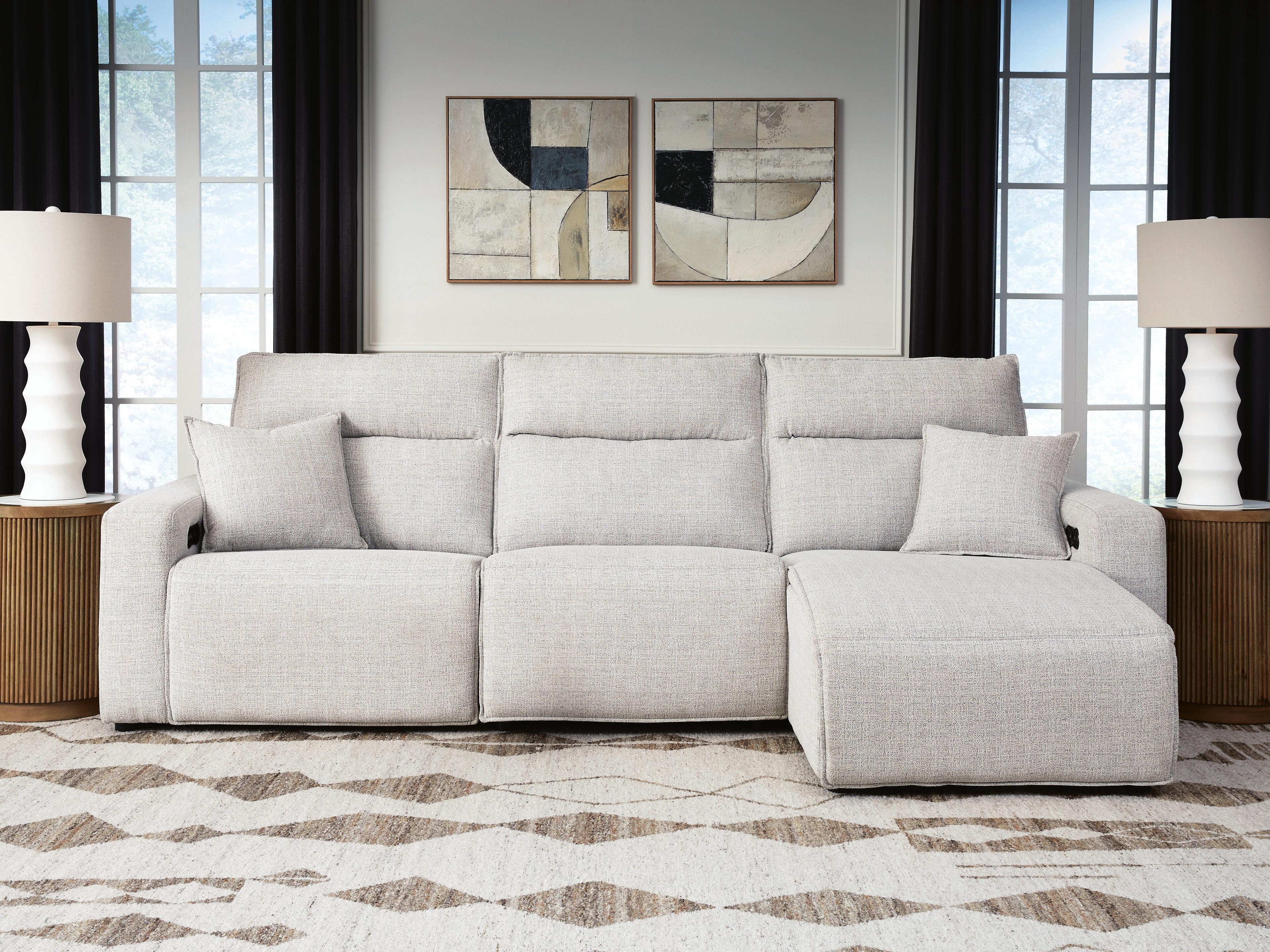 Sofá reclinable Modmax II con chaise lounge