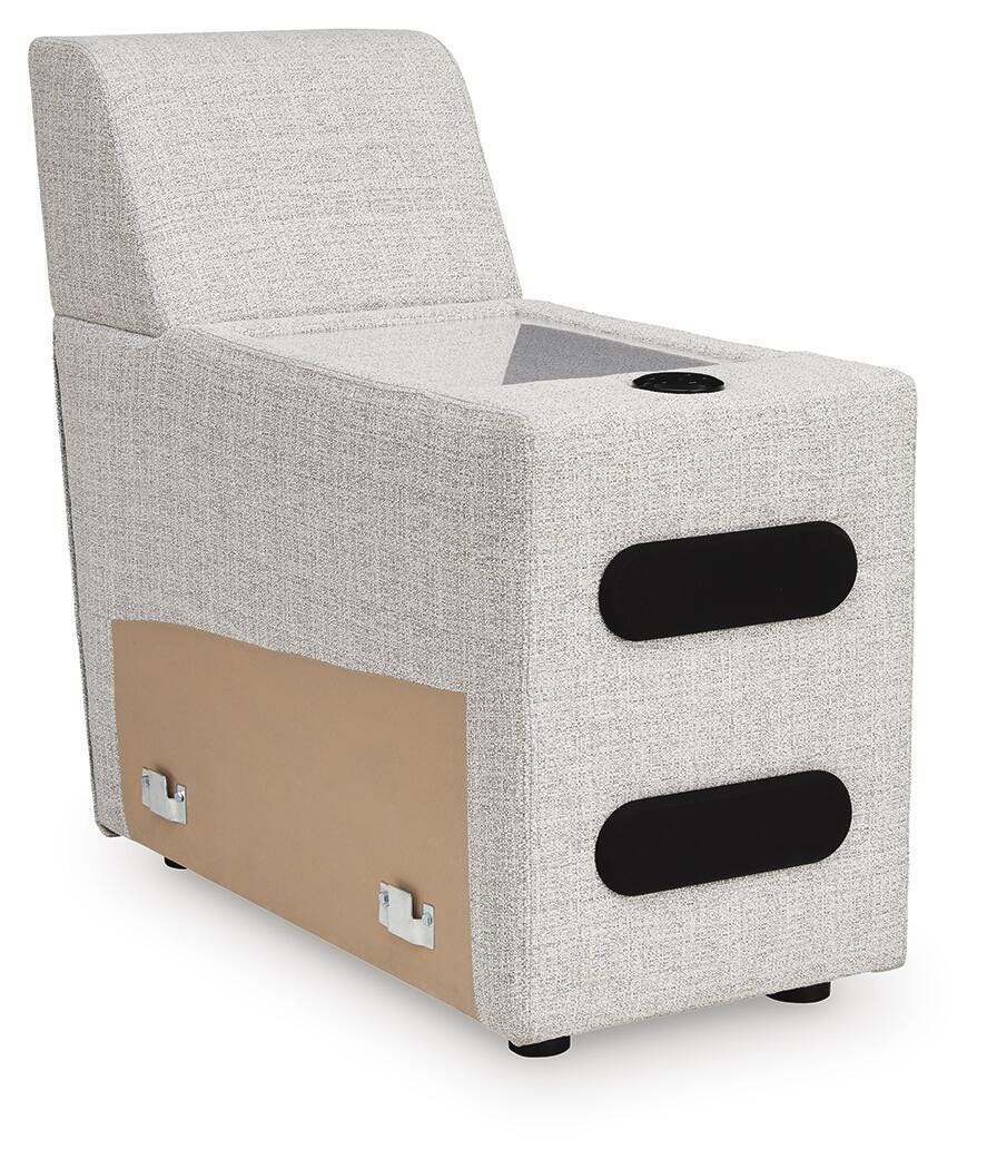 Seccional reclinable eléctrico Modmax II con consolas de audio