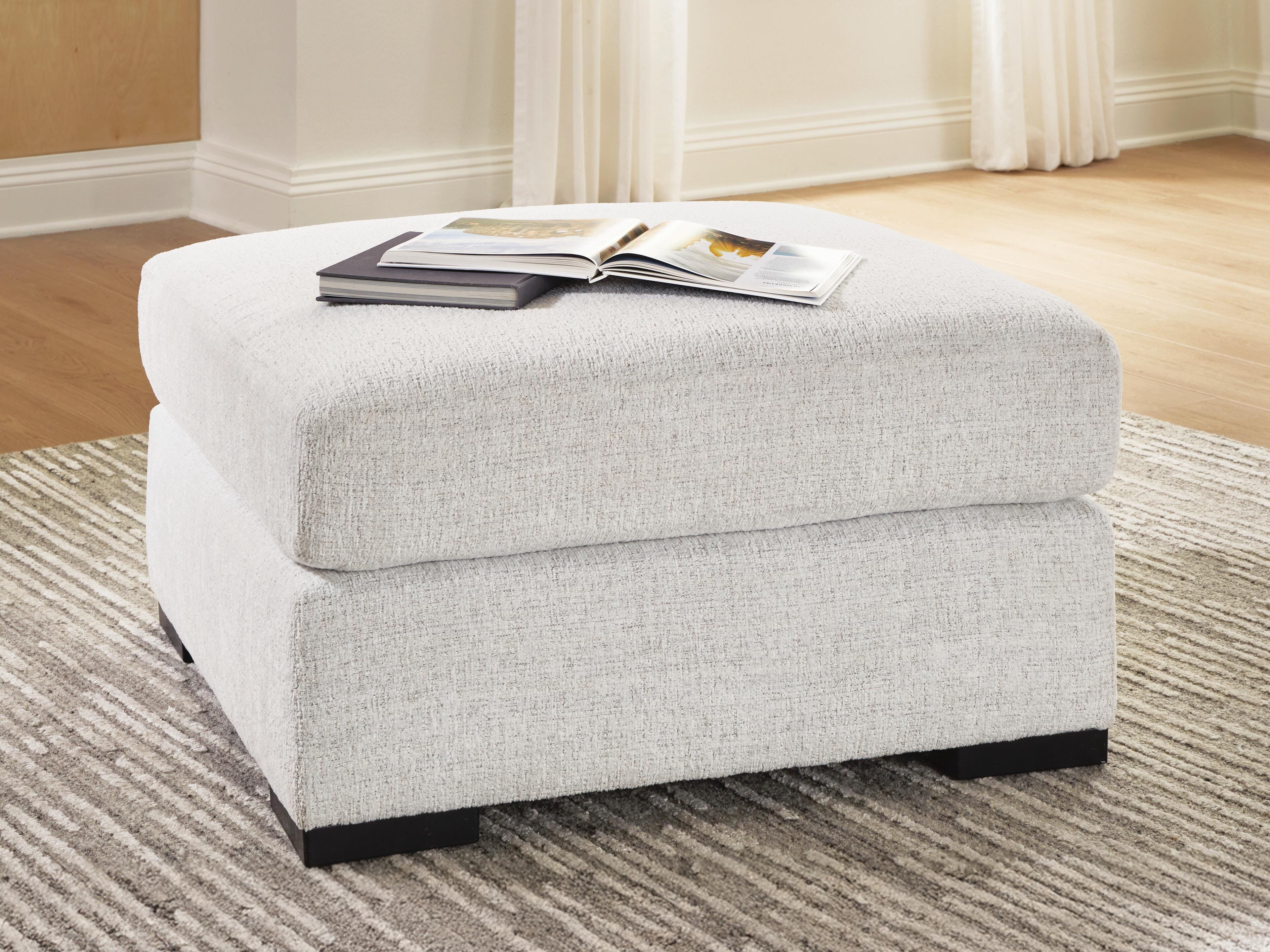 Puf decorativo de gran tamaño Misty-Lakes