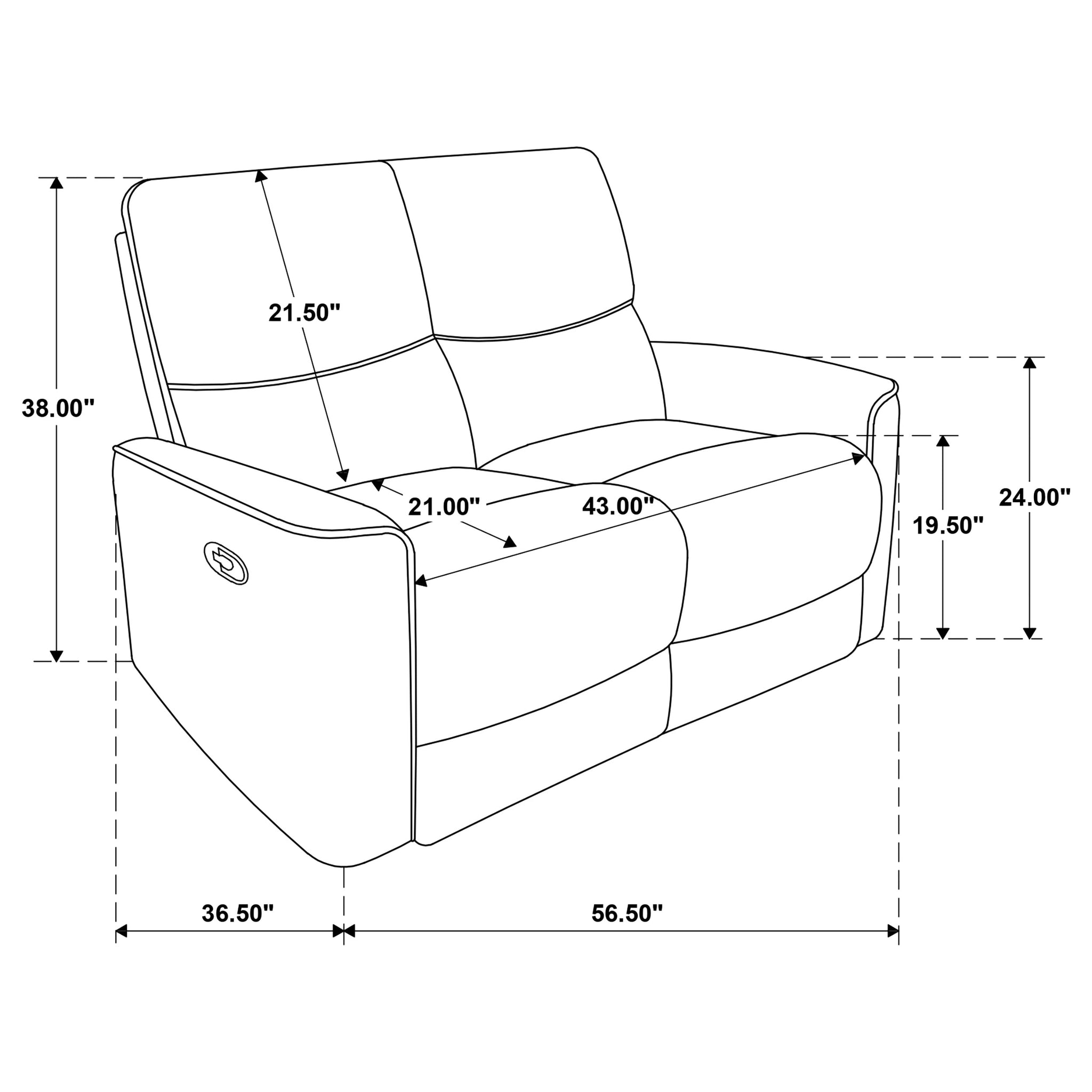 Juego de sofá reclinable Navarro