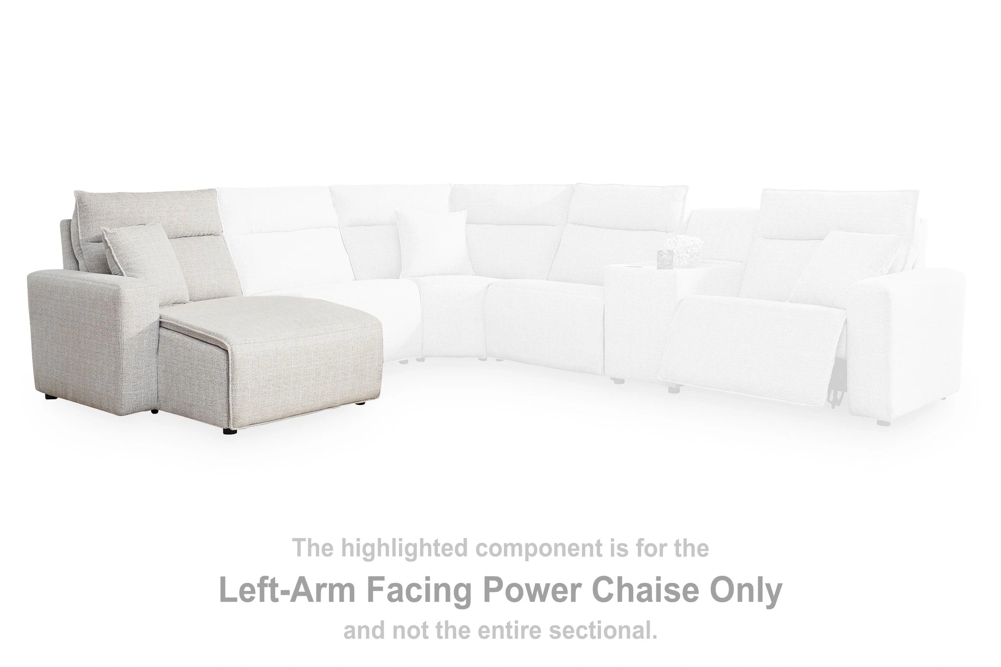 Sofá reclinable Modmax II con chaise lounge