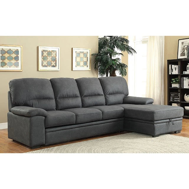 Seccional ALCESTER Brown & Gray con Sofá Cama, Fresno
