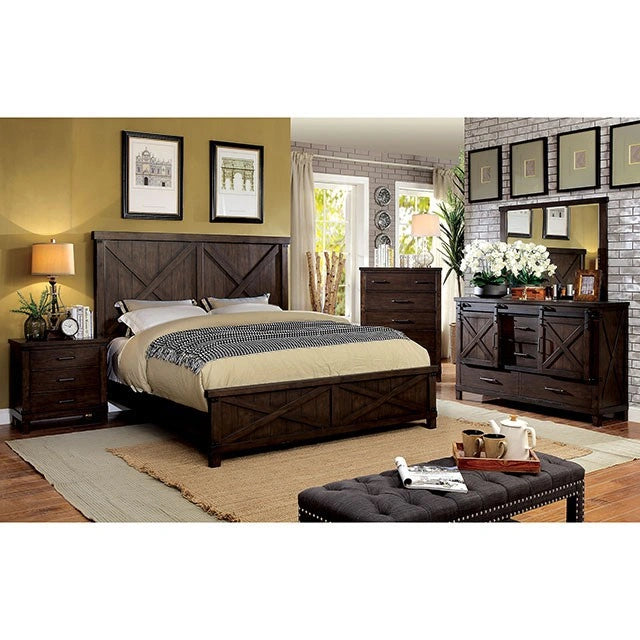 Cama Bianca California King y Eastern King Marrón