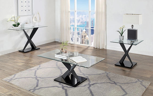 Mesa de sofá XANTHUS, negra